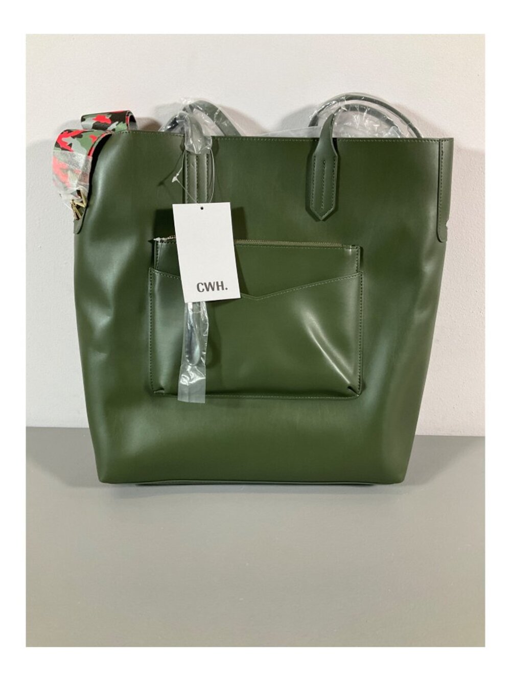 Charley Was Here 3-in-1 Olive Tote Bag Set with Hobo Bag and Wristlet - Versatil